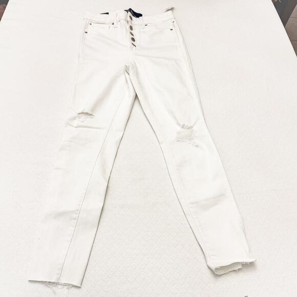 GAP High Rise Universal Legging White Denim Jeans Size 6/28 NWT - Picture 2 of 8